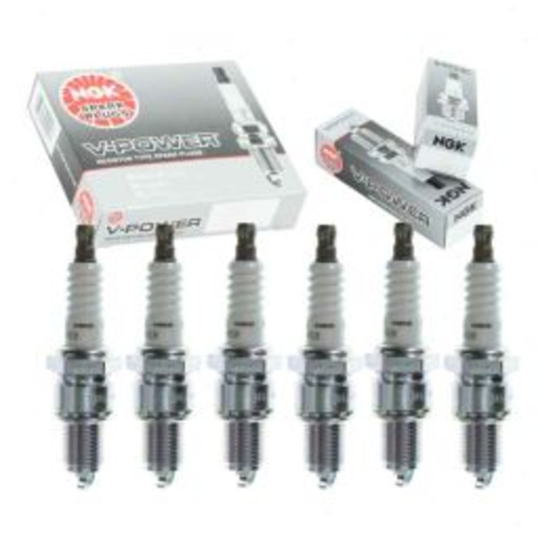 6 pc NGK V-Power Spark Plugs for 1967-1969 Pontiac Firebird 3.8L 4.1L L6