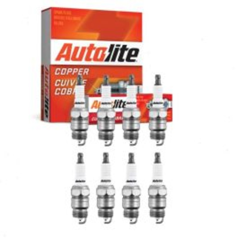 8 pc Autolite Copper Core Spark Plugs for 1956-1957 Lincoln Mark II