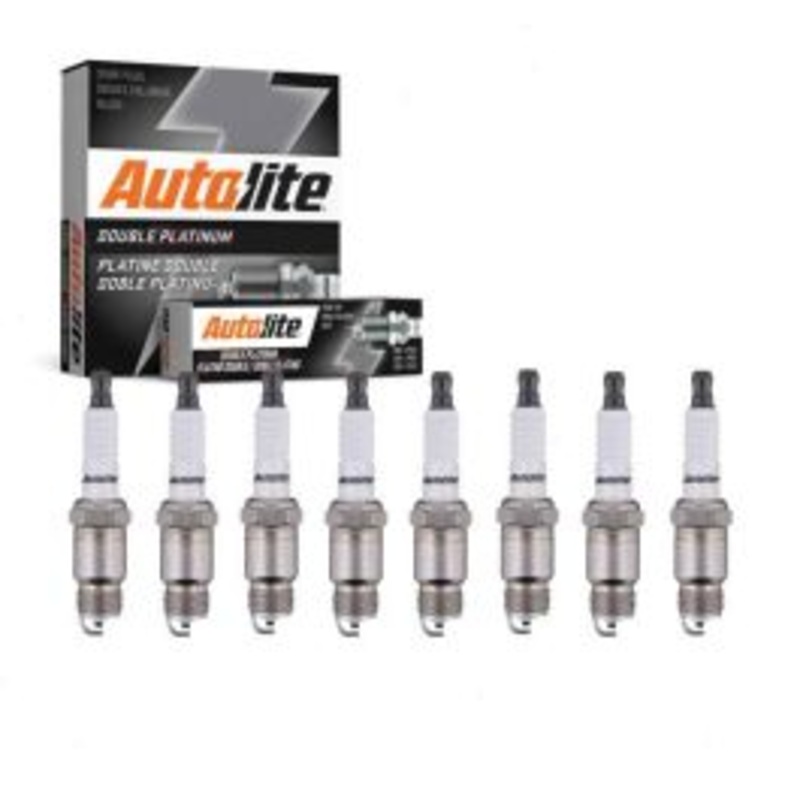 8 pc Autolite Double Platinum Spark Plug for 1970-1985 Chevrolet Impala 4.4L