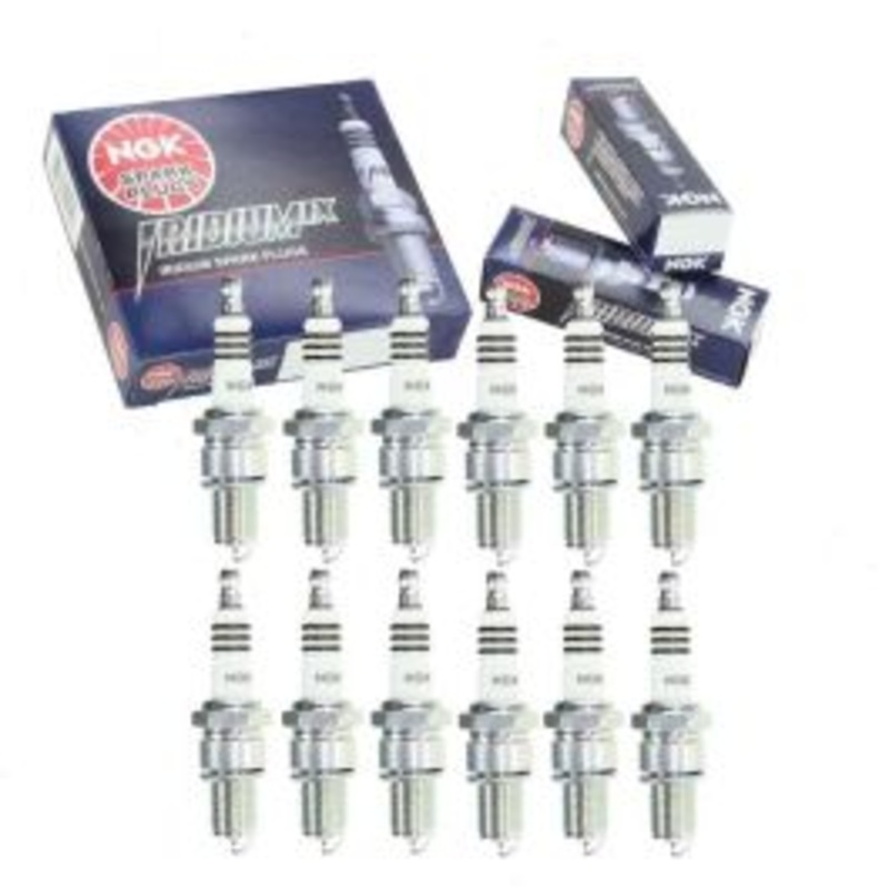 12 pc NGK Iridium IX Spark Plugs for 1973-1979 Jaguar XJ12 5.3L V12
