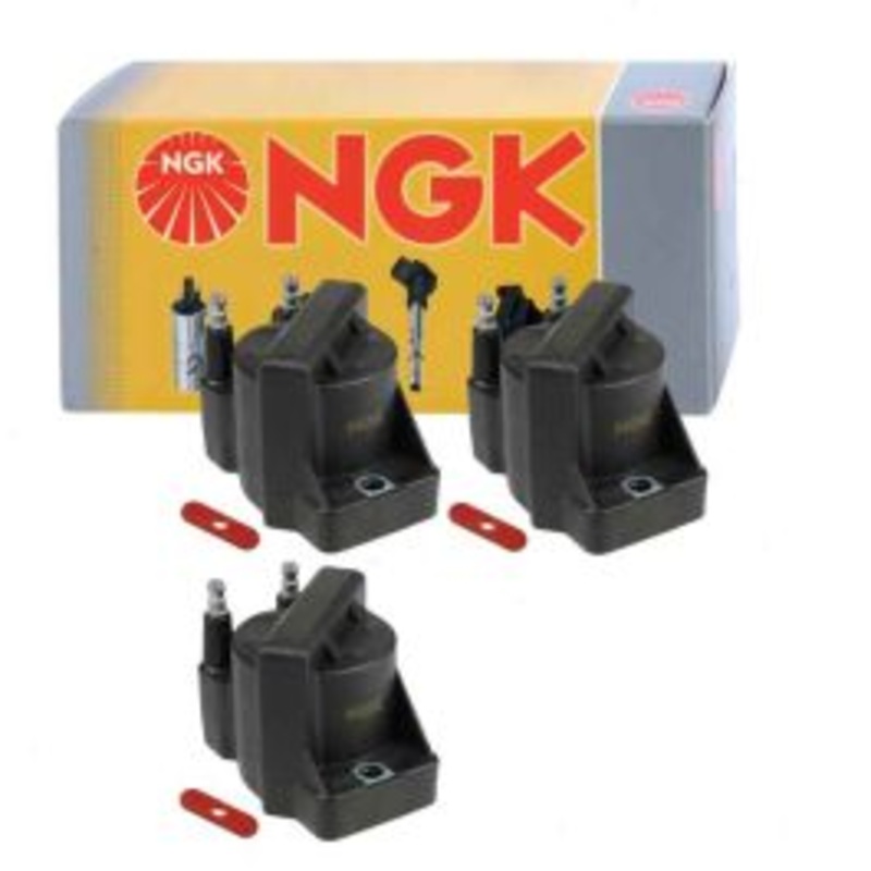 3 pc NGK Ignition Coils for 1986-1987 Buick Electra 3.8L V6