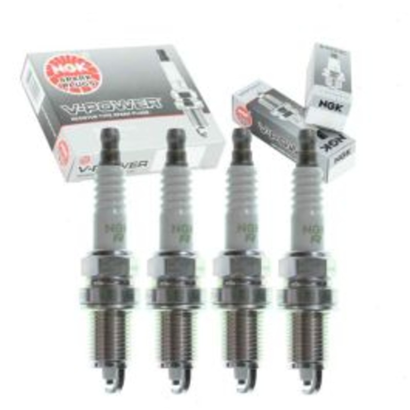 4 pc NGK V-Power Spark Plugs for 1984-1985 Jeep Cherokee 2.5L L4