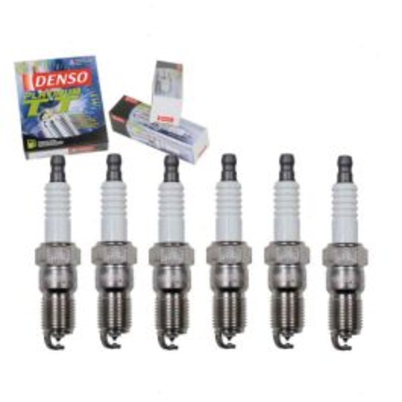 6 pc DENSO Platinum TT Spark Plugs for 2001-2008 Mazda Tribute 3.0L V6