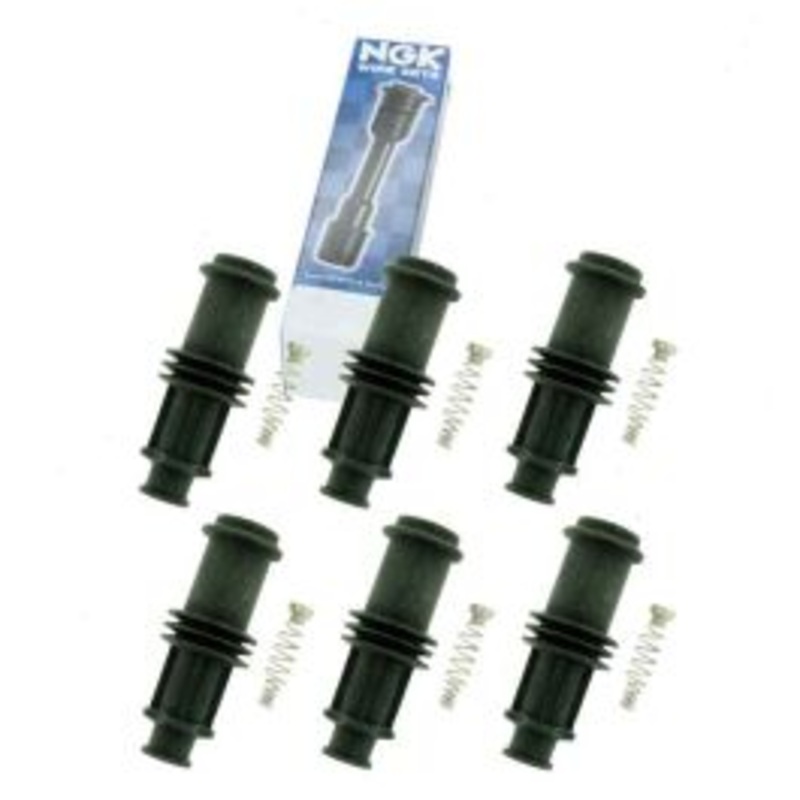 6 pc NGK Ignition Coil Boots for 2002-2003 Saturn Vue 3.0L V6