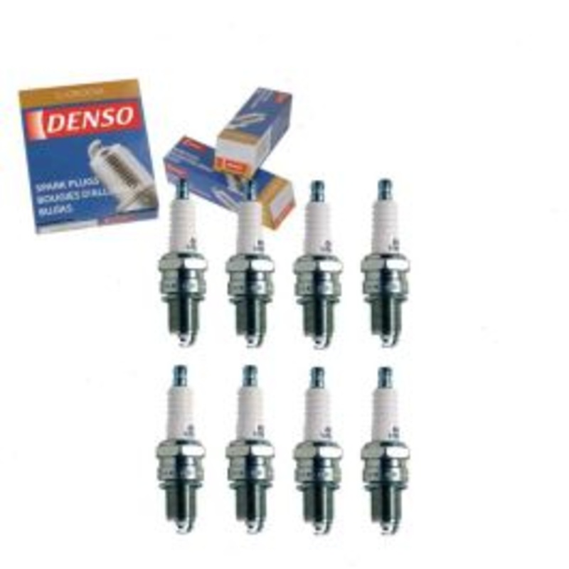 8 pc DENSO Standard U-Groove Spark Plugs for 1975-1980 Dodge D300 5.2L 5.9L V8