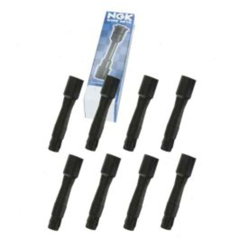 8 pc NGK Ignition Coil Boots for 1997-2003 BMW 540i 4.4L V8