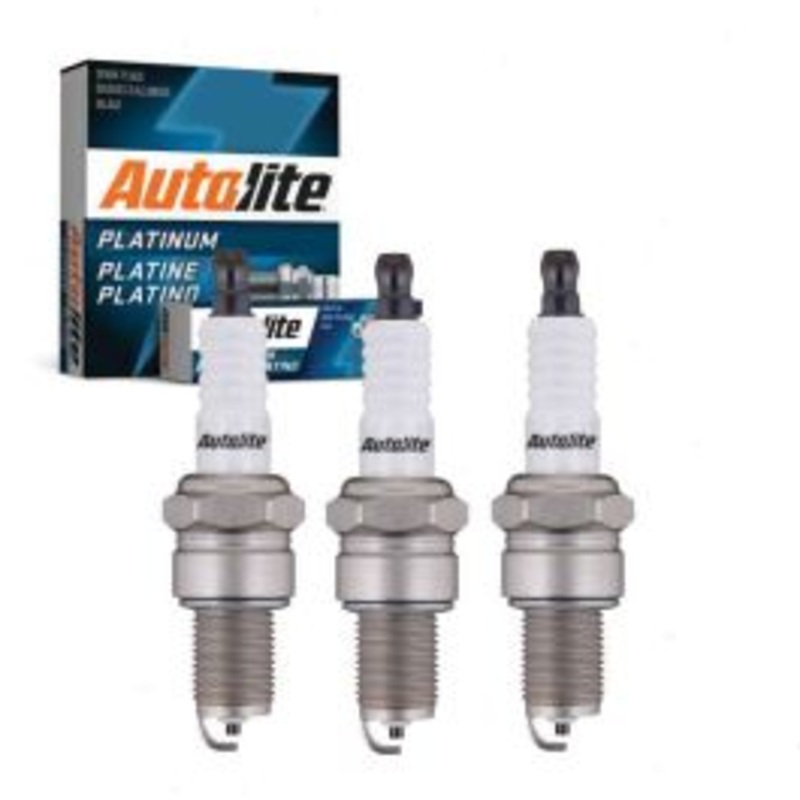 3 pc Autolite Platinum Spark Plug for 1989 Daihatsu Charade 1.0L L3