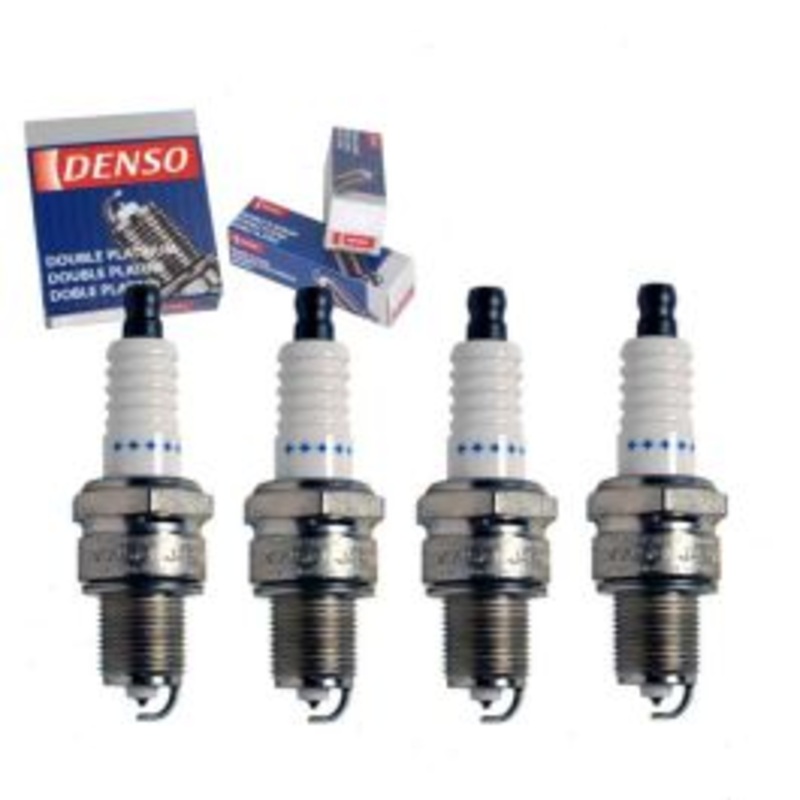 4 pc DENSO Double Platinum Spark Plugs for 1979-1982 Dodge D50 2.6L L4