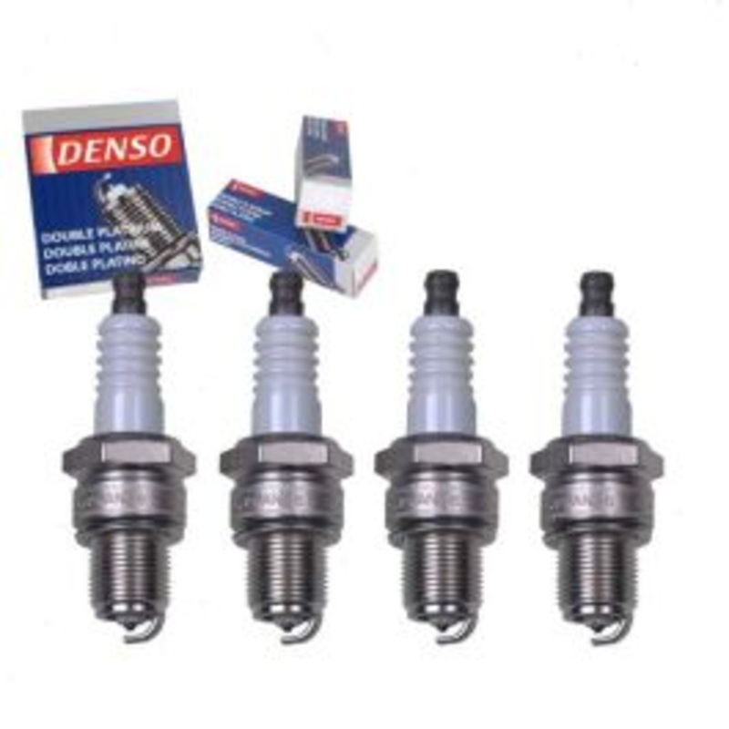 4 pc DENSO Double Platinum Spark Plugs for 1986-1994 Mazda 323 1.6L L4