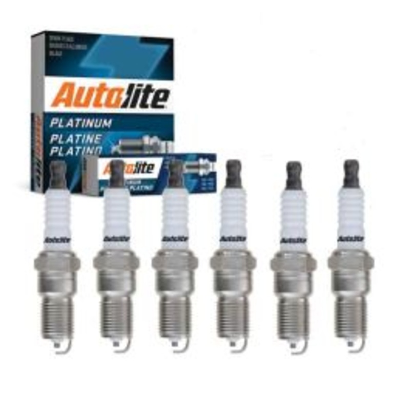 6 pc Autolite Platinum Spark Plug for 1998-2004 Ford Mustang 3.8L 3.9L V6