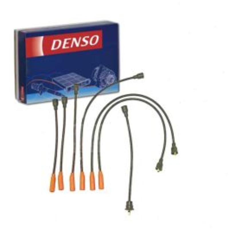 DENSO Spark Plug Wire Set for 1966-1967 Mercury Capri 3.3L L6