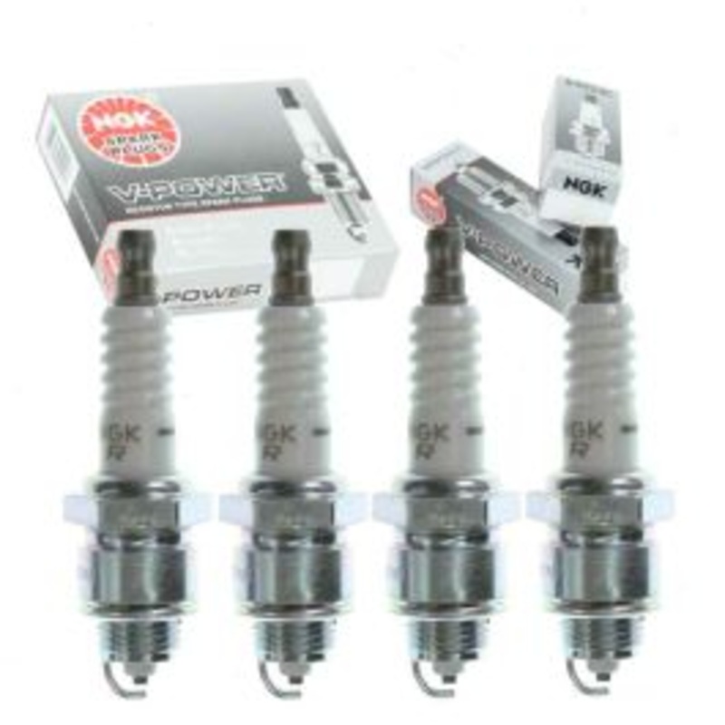 4 pc NGK V-Power Spark Plugs for 1961-1967 International M Series Van 2.5L L4