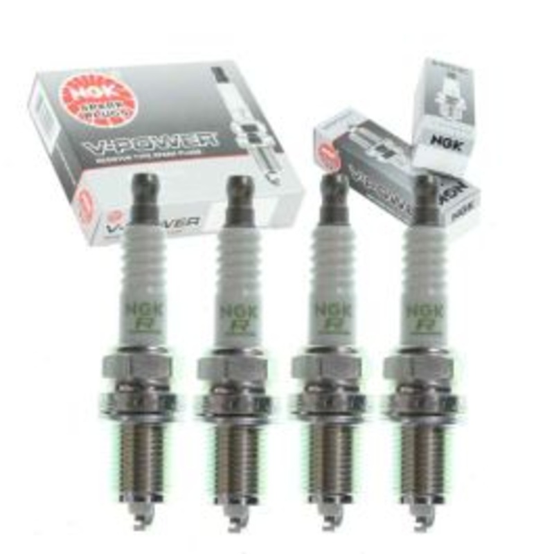 4 pc NGK V-Power Spark Plugs for 2001-2005 Toyota Echo 1.5L L4