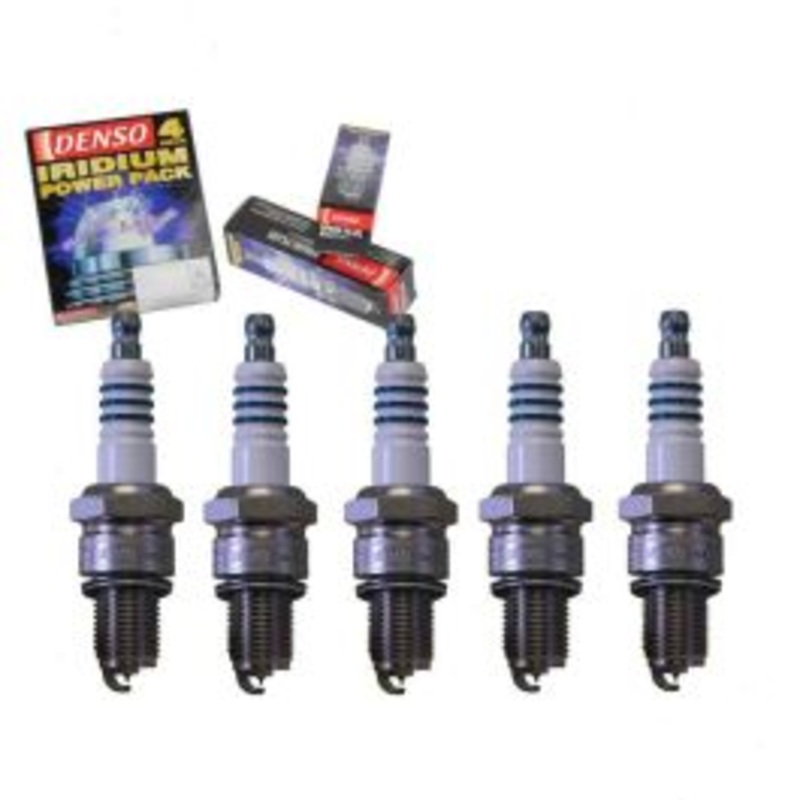 5 pc DENSO Iridium Power Spark Plugs for 1988-1991 Audi 90 2.3L L5