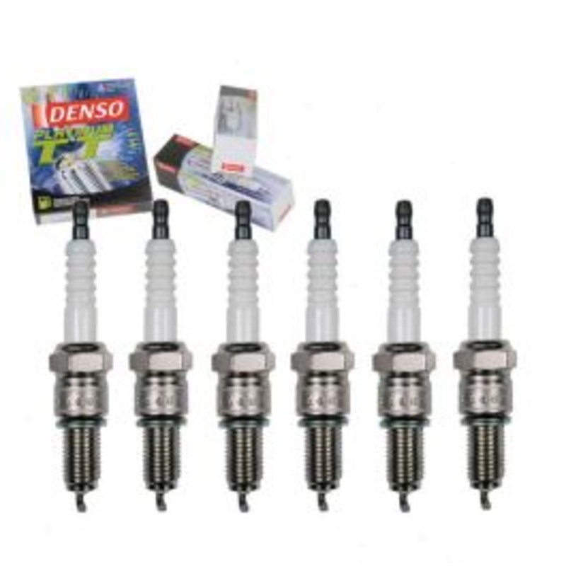 6 pc DENSO Platinum TT Spark Plugs for 1968-1972 Mercedes-Benz 280SE 2.8L L6
