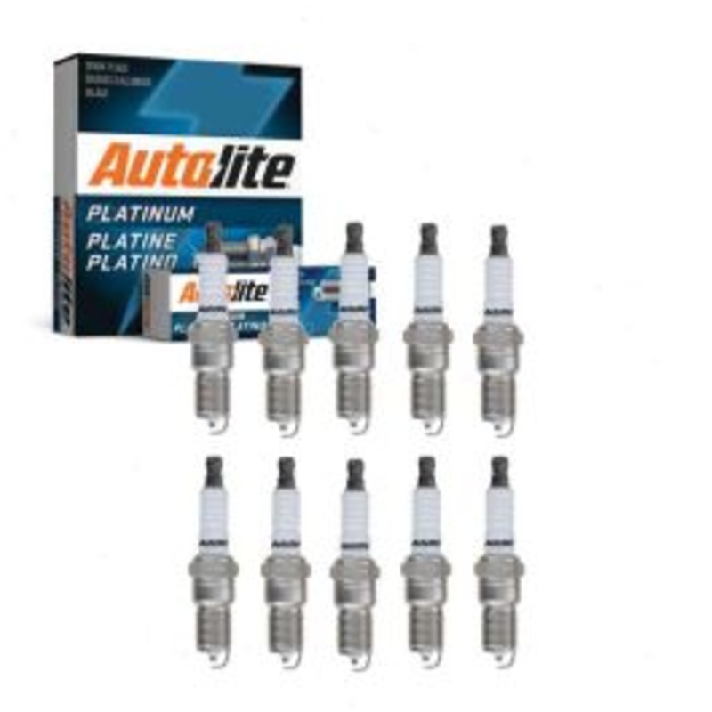 10 pc Autolite Platinum Spark Plug for 1999-2019 Ford E-350 Super Duty 6.8L