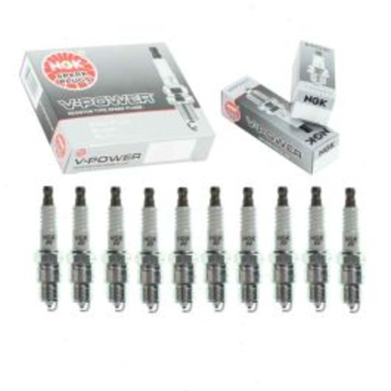 10 pc NGK V-Power 6630 UR4 Spark Plugs