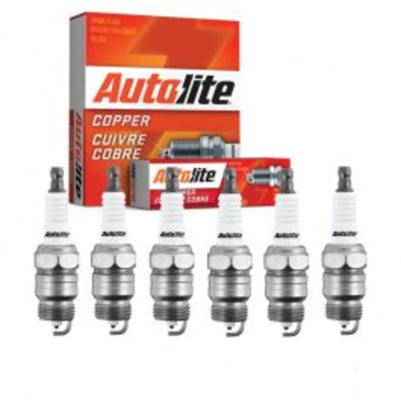 6 pc Autolite Copper Core 46 Spark Plugs