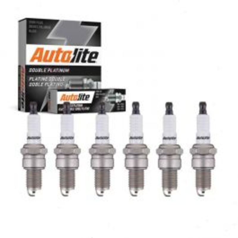 6 pc Autolite Double Platinum Spark Plug for 1997-1998 Mitsubishi 3000GT
