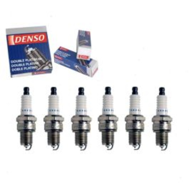 6 pc DENSO Double Platinum Spark Plugs for 1962-1968 Chevrolet Chevy II 3.2L 3.8L 4.1L L6
