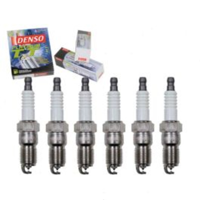 6 pc DENSO Platinum TT Spark Plugs for 2002-2008 Jaguar X-Type 2.5L 3.0L V6