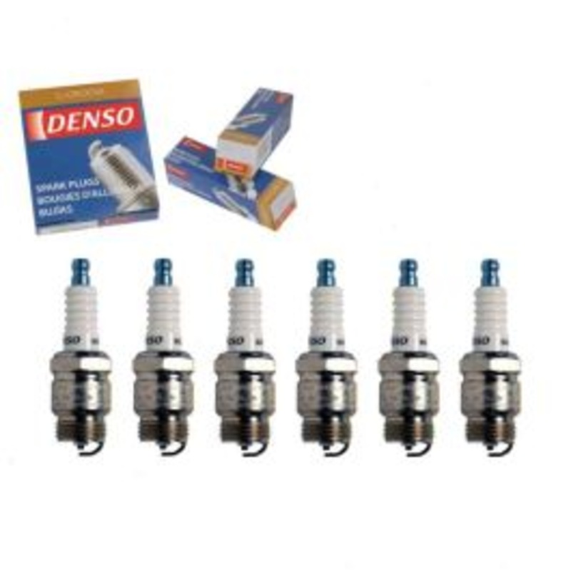 6 pc DENSO Standard U-Groove Spark Plugs for 1955-1960 Ford Courier Sedan Delivery 3.6L L6