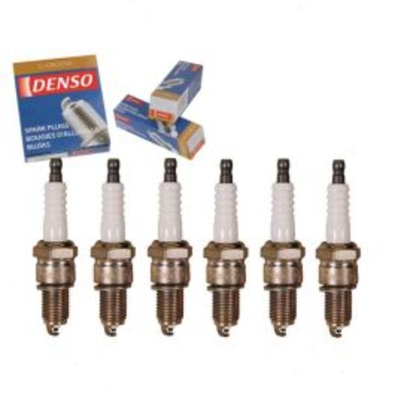 6 pc DENSO Standard U-Groove Spark Plugs for 1969-1970 International 1100D 3.8L L6
