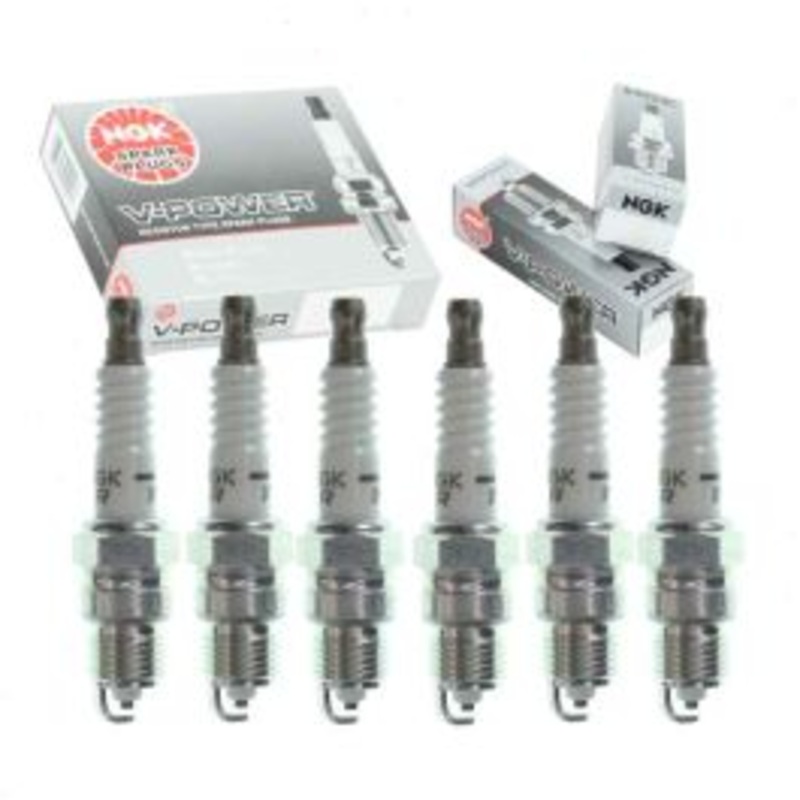 6 pc NGK V-Power Spark Plugs for 1985-1995 GMC G2500 4.3L V6