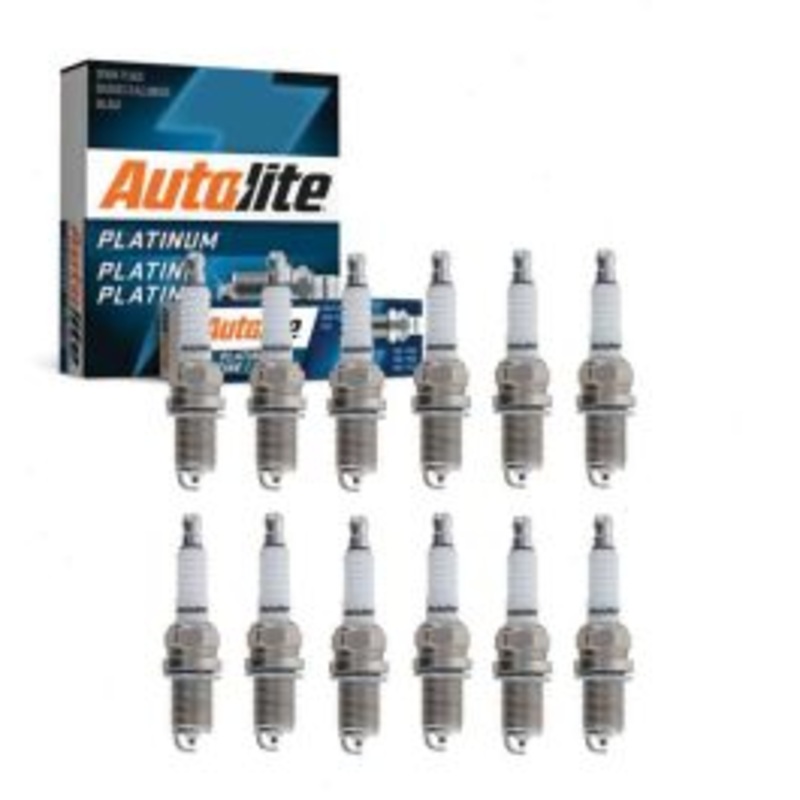 12 pc Autolite Platinum Spark Plug for 2002-2004 Mercedes-Benz C32 AMG