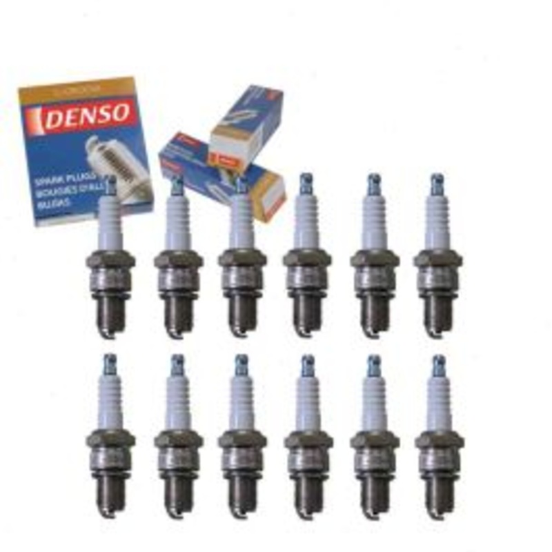 12 pc DENSO Standard U-Groove Spark Plugs for 1977-1985 Ferrari 512 BB 4.9L H12
