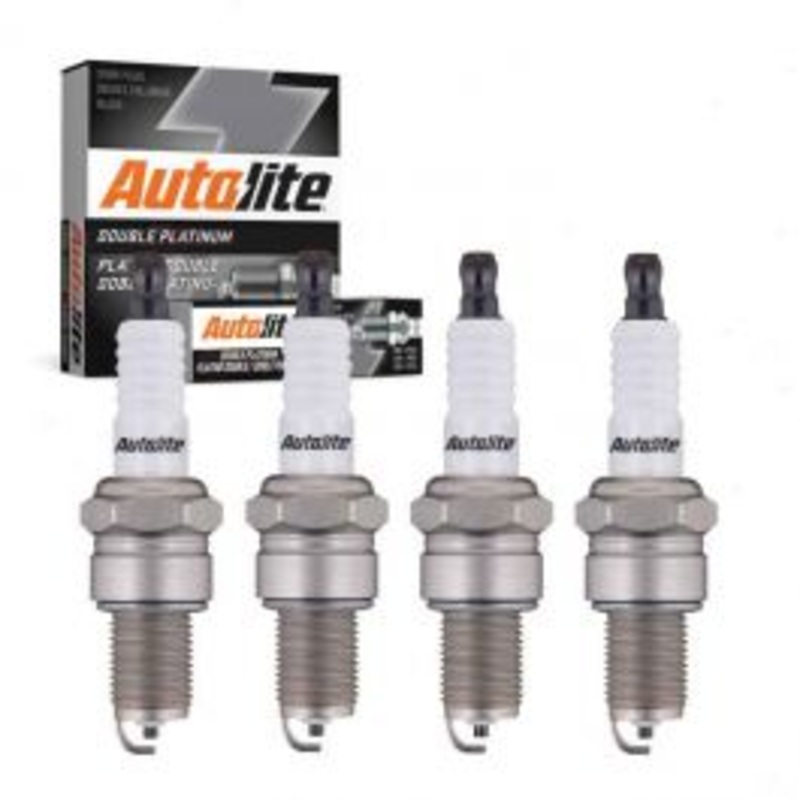 4 pc Autolite Double Platinum Spark Plug for 1967 Saab Monte Carlo 1.5L V4