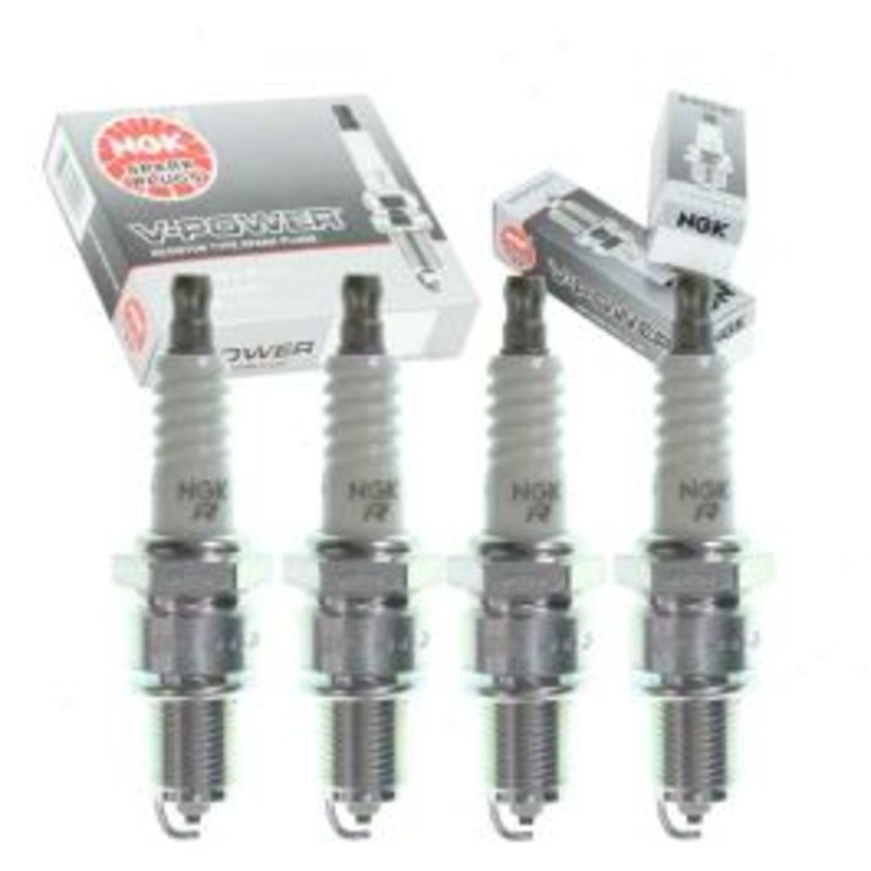 4 pc NGK V-Power Spark Plugs for 1985-1988 Chevrolet Spectrum 1.5L L4