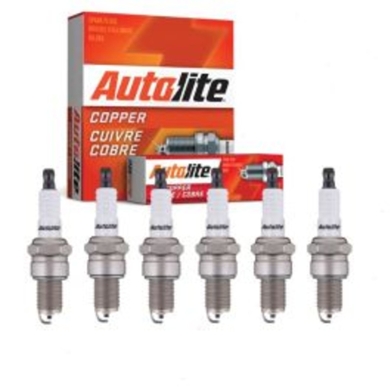 6 pc Autolite Copper Core 66 Spark Plugs