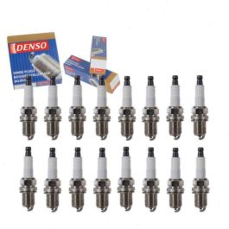 16 pc DENSO Standard Spark Plugs for 2003-2004 Mercedes-Benz E500 5.0L V8