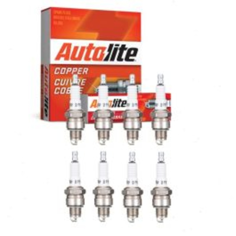 8 pc Autolite Copper Core Spark Plugs for 1962-1963 Oldsmobile F85 3.5L V8