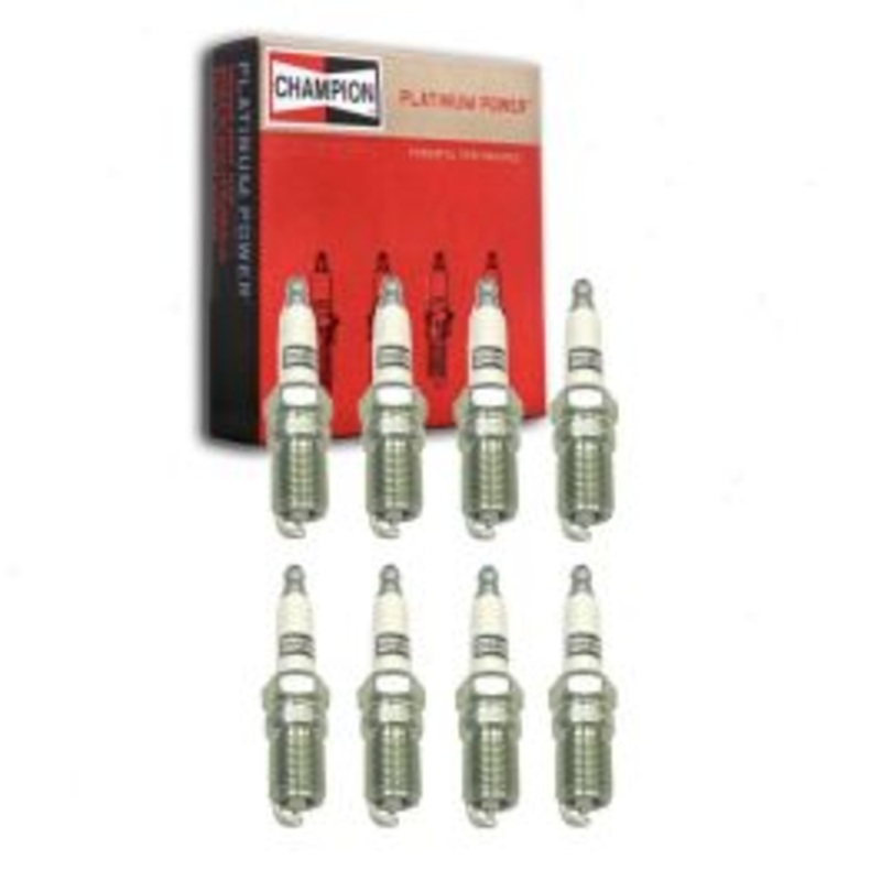 8 pc Champion Platinum Spark Plugs for 1997-1998 Ford E-350 Econoline 5.4L V8