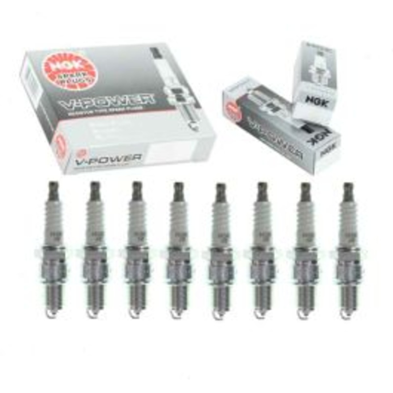 8 pc NGK V-Power Spark Plugs for 1961-1969 Chevrolet Biscayne 6.5L 6.7L 7.0L V8