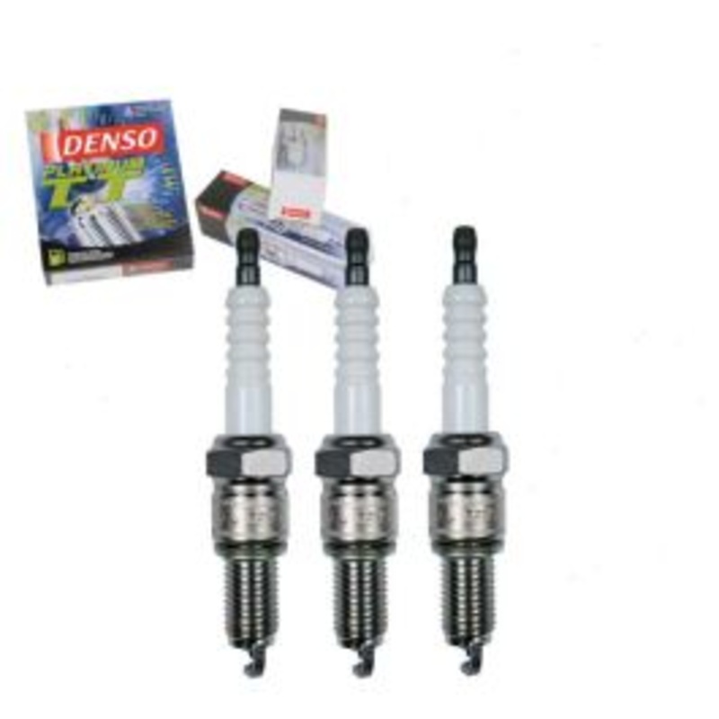 3 pc DENSO Platinum TT Spark Plugs for 1985-1991 Chevrolet Sprint 1.0L L3