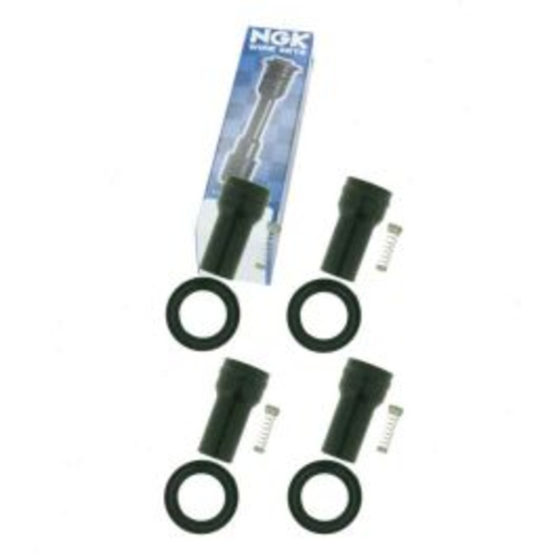 4 pc NGK Ignition Coil Boots for 2006-2011 Hyundai Accent 1.6L L4