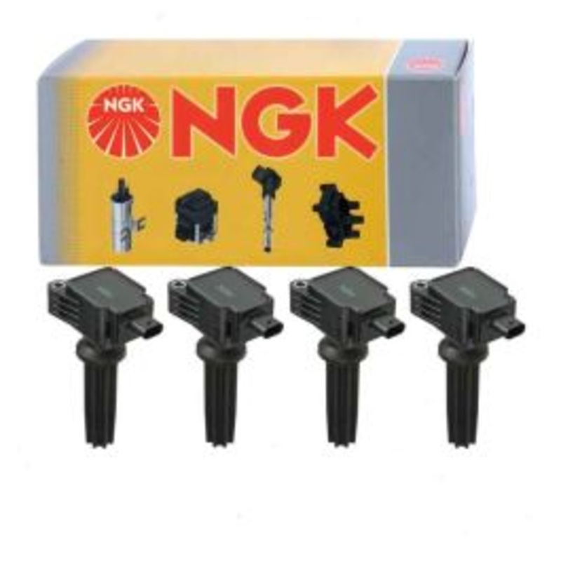 4 pc NGK Ignition Coils for 2013-2016 Lincoln MKT 2.0L L4