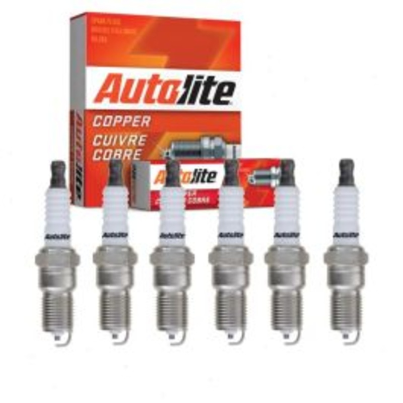 6 pc Autolite Copper Core Spark Plugs for 1987-1994 Oldsmobile Cutlass Cruiser 2.8L V6