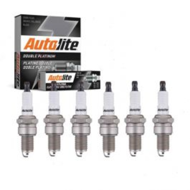 6 pc Autolite Double Platinum Spark Plug for 1969-1973 Ferrari Dino 246 GT