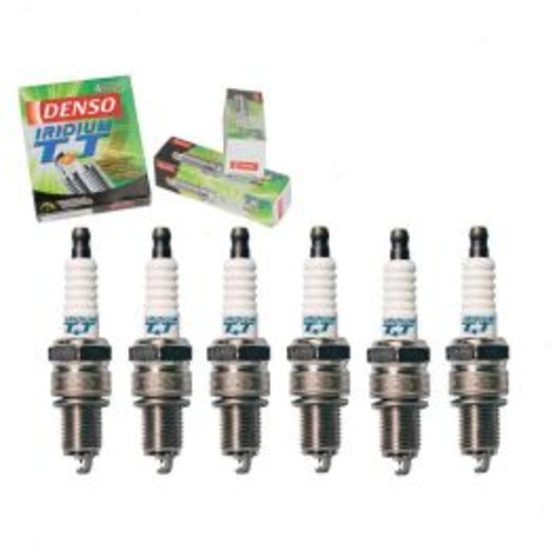 6 pc DENSO Iridium TT Spark Plugs for 1968-1970 Jeep J-3700 3.8L L6