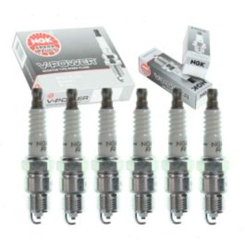 6 pc NGK V-Power Spark Plugs for 1977-1981 Pontiac LeMans 3.8L V6