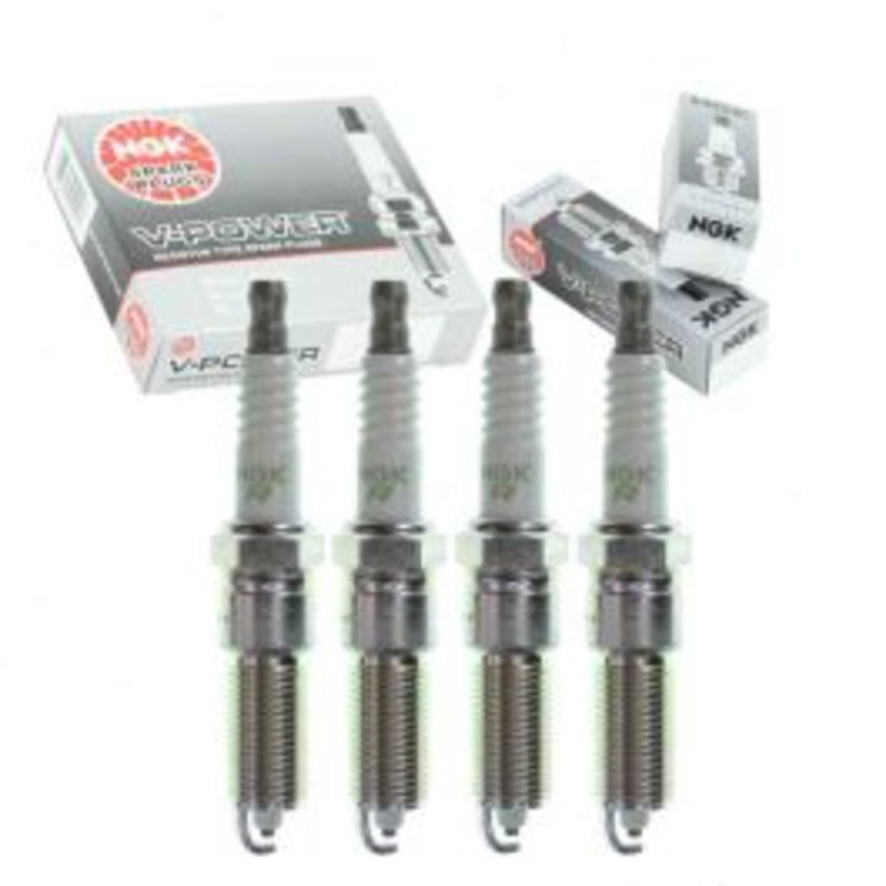 4 pc NGK V-Power Spark Plugs for 2003-2006 Jeep TJ 2.4L L4