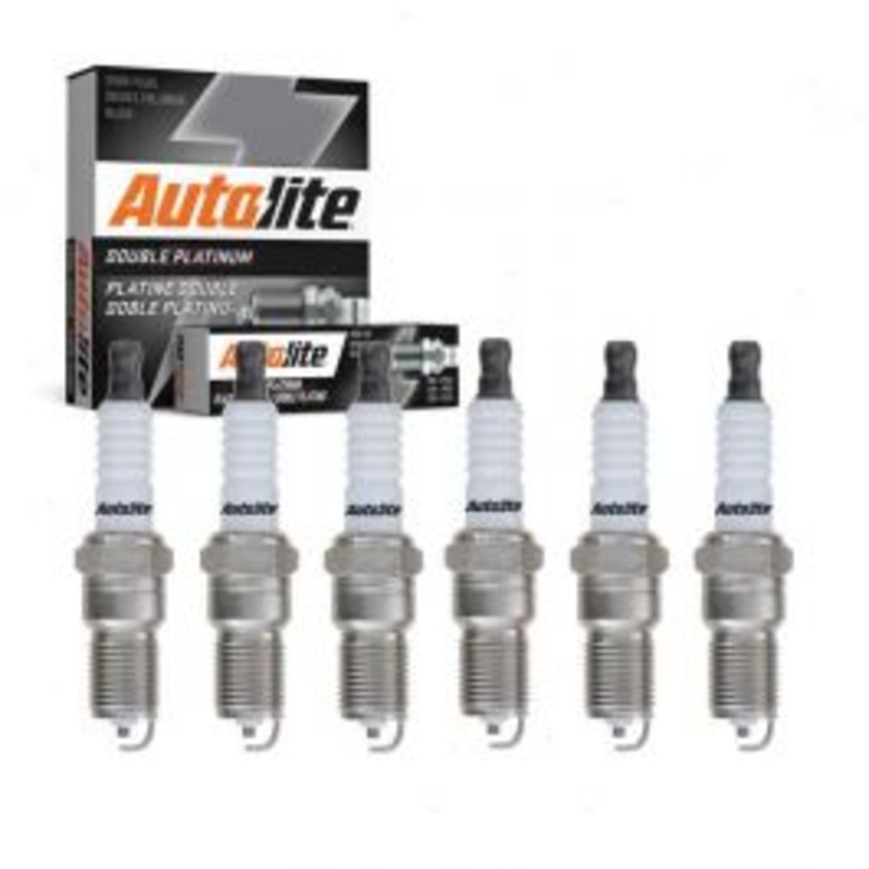6 pc Autolite Double Platinum Spark Plug for 1991-1995 Chevrolet Lumina 3.4L