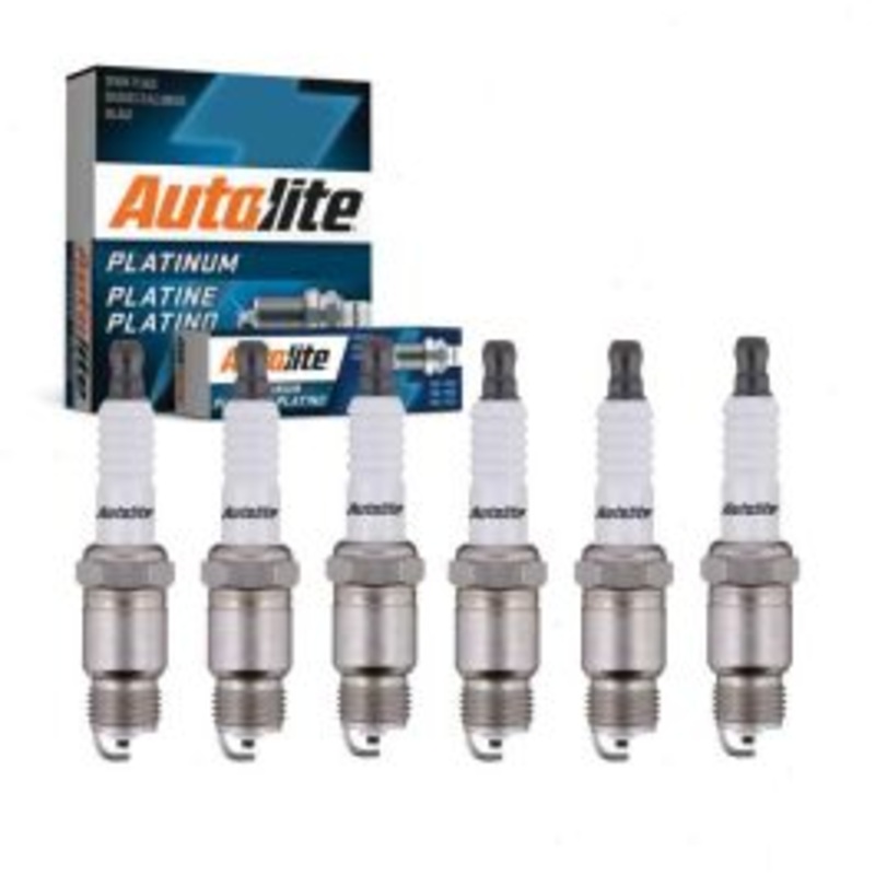 6 pc Autolite Platinum Spark Plug for 1971 GMC C25 C2500 Pickup 4.1L L6