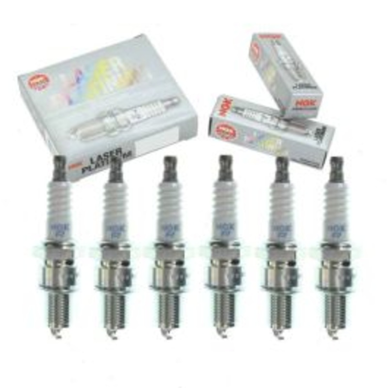 6 pc NGK Laser Platinum Spark Plugs for 1988 Mitsubishi Galant 3.0L V6