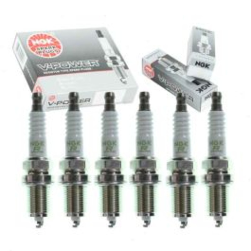 6 pc NGK V-Power Spark Plugs for 1990-1994 Nissan D21 3.0L V6