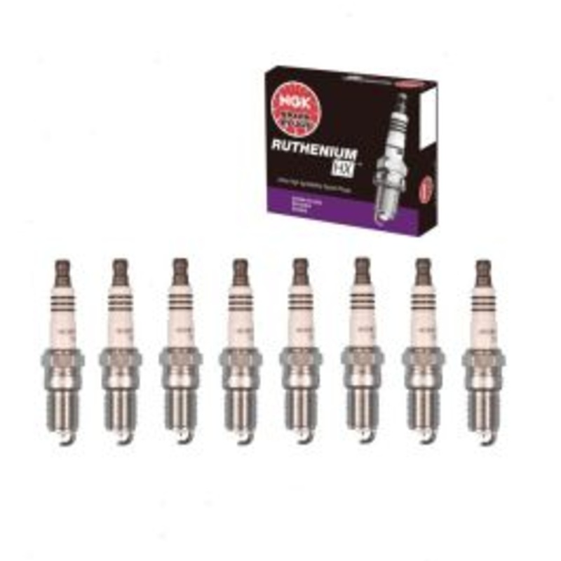 8 pc NGK Ruthenium HX Spark Plugs for 1997-2002 Ford E-350 Econoline Club Wagon 5.4L V8